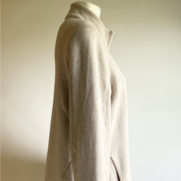 Men’s Tommy Bahama Oatmeal Cotton Full Zip Jacket size L - Picture 6 of 12